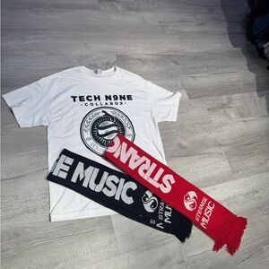 Tech N9ne Collabos T-Shirt and Strange Music Scarf Set